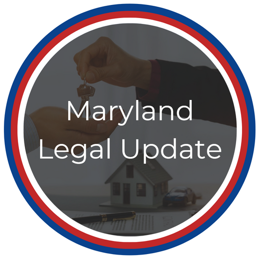 Maryland Legal Update (Course Topic: A)
