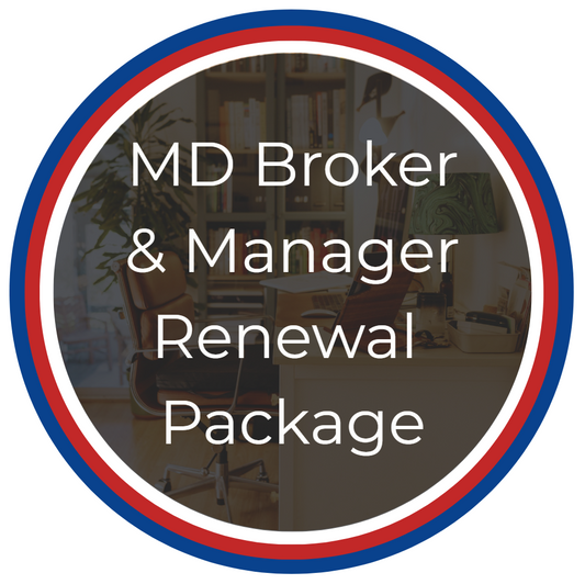 Maryland Broker & Manager Renewal Package